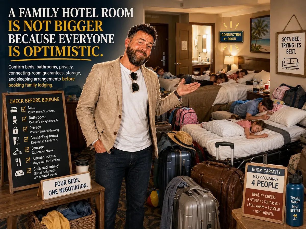 A Family Hotel Room Is Not Bigger Because Everyone Is Optimistic
